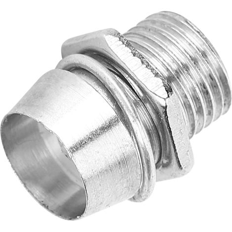 Lot de 50 supports LED 5 mm en alliage galvanisé, fixation par filetage pour panneaux lumineux LED. (1/5)