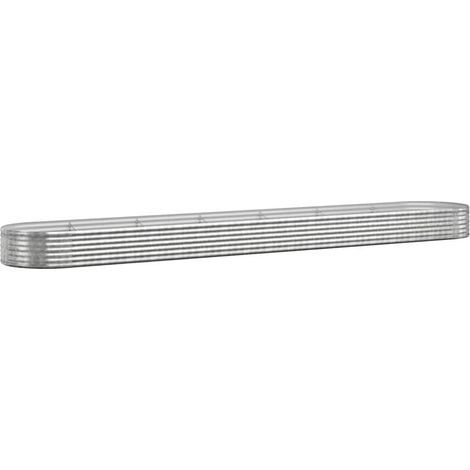 Maison Exclusive - Hochbeet Verzinkter Stahl 544x100x36 cm Silber (1/5)