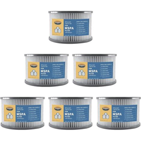 Filtre pour Mspa, Filtre Spa pour Mspa Lite, Cartouche de Filtre pour Piscine Mspa Whirlpool (1/5)
