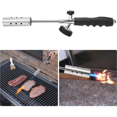 Tragbarer Gasbrenner mit einstellbarer Hochtemperaturflamme zum Grillen bis 1350 °C (1/5)