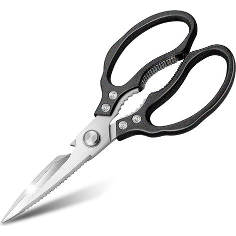 Kitchen Scissors, Multi-functional Stainless Steel Heavy Duty Sharp Scissors for Chicken, Poultry, Fish, Meat, Vegetable, Herbs