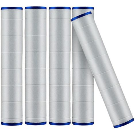 Lot de 5 filtres en coton PP, filtre à sédiments, filtre pour pommeau de douche 10,5 x 2 cm (1/5)