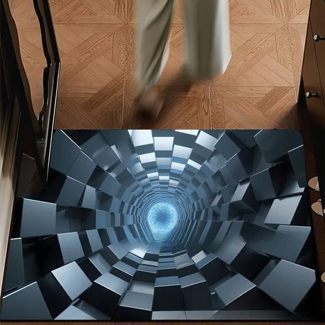 New Endless Abyss Illusion Doormat 50x80cm - Illusion Rug - 3D