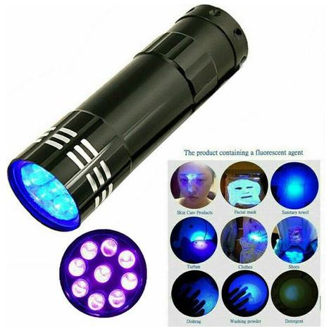Multifunctional UV flashlight, portable torch, money detector, light (1/4)