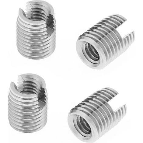 20 selbstschneidende M4 x 8 mm Metall-Gewindeeinsätze zur Gewindereparatur (1/5)