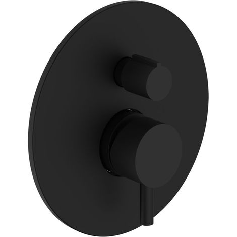 TEOREMA RUBINETTERIA Serie Jabil  Miscelatore Monocomando Incasso Vasca/Doccia Nero Matt