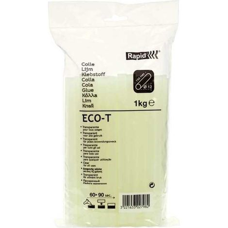 Colla 1kg Eco T Ø12x190mm Trasparente 40302798 Rapida