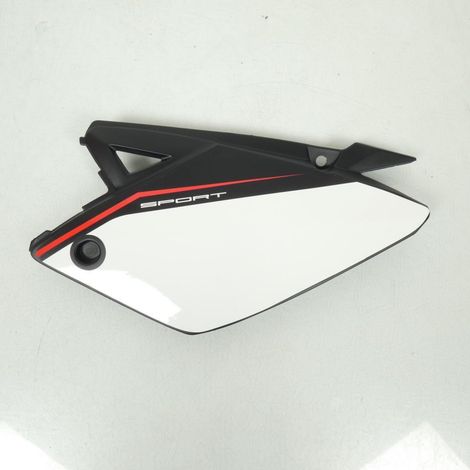 Cache latéral gauche pour moto Rieju 50 MRT 2011 Sport blanc (1/4)