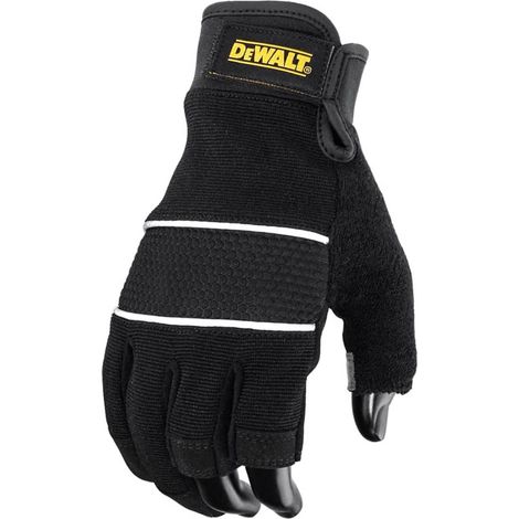 DeWalt Arbeitshandschuhe DPG214L Größe L Kunstleder 3/4 Finger Grip (1/2)