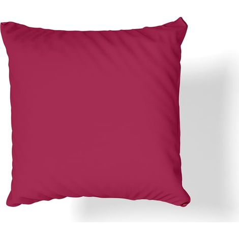 Taie d'oreiller en satin de coton 40x40 magenta