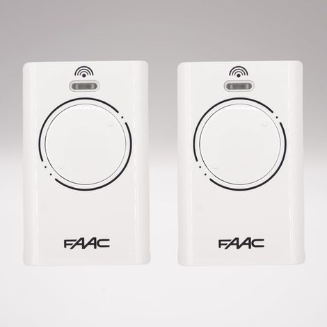 Télécommande FAAC XT4 868 SLH BLANC Pack de 2