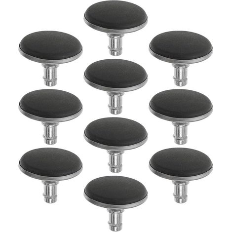 10 roulettes fixes en acier inoxydable pour chaise de bureau