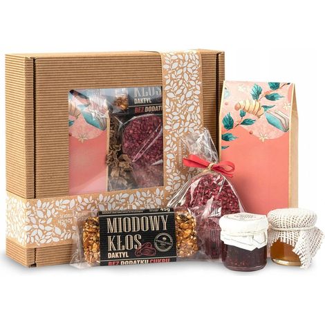 Geschenkset mit Tee, Honig und Schokolade – Geschenkidee zum Valentinstag oder Frauentag