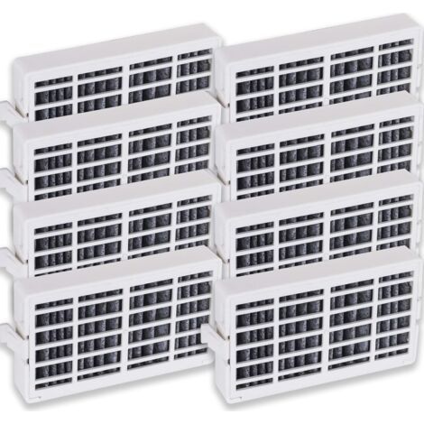 utilisé pour W10311524 Lot de 8 filtres à air de rechange pour réfrigérateur Whirlpool & KitchenAid Remplace AIR1, W10315189, W10335147 (1/5)