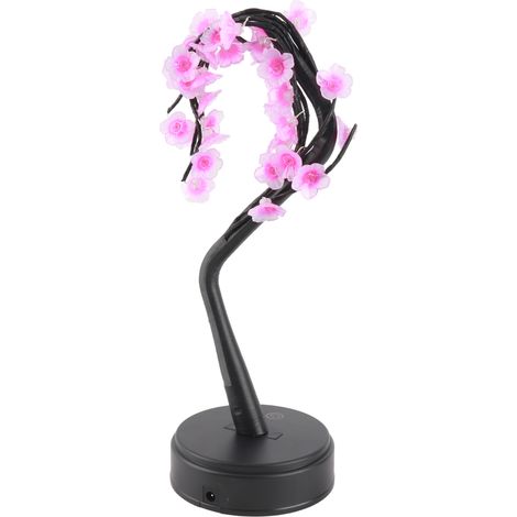 USB-Lichterkette mit 35 LEDs in Pflaumenblütenform, Bonsai-Baumlampe, Weihnachts- und Feiertagsdekoration, Nachtlampe (1/5)