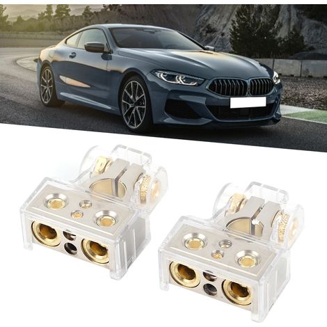 Paar Batterieklemmen mit 4 Löchern und Schutzkappe, Kfz-Zubehör (1/5)