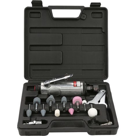Pneumatic Metal Sander, Pneumatic Tool Grinder Set, Random Orbit Sanders, Polishing Machine, Die (1/5)