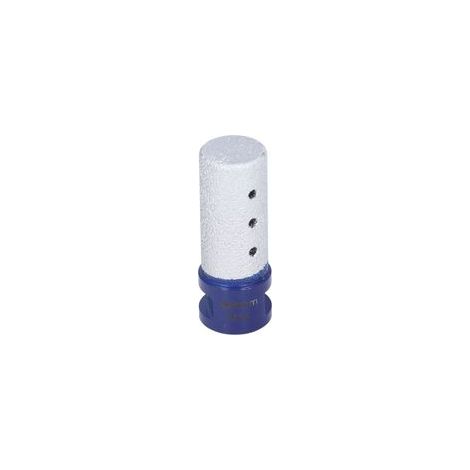 Fraise diamantée à doigt pour brasage sous vide, filetage M14, pour porcelaine et céramique dure, 25 mm