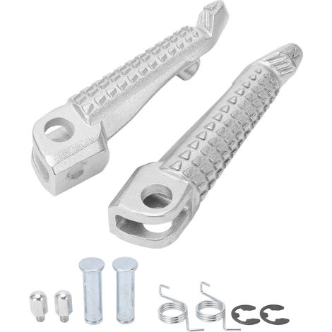 Repose-pieds avant métal moto 2 pièces, pédale remplacement Ninja ZX10R Z1000 ZX636 Z1000SX GTR1400 (1/5)