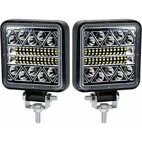 Ulisem BR-Vie 102 W LED-Arbeitsleuchte, 10200 lm, LED-Rückfahrscheinwerfer 12 V, LED-Scheinwerfer für Auto, Traktor, Boot, 12–24 V, LKW, 2 Stück (1/5)