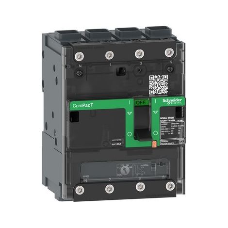 ComPacT NSXmE disjoncteur TM-D 32A 4P4D 16kA borne EverLink SCHNEIDER C11E4TM032L