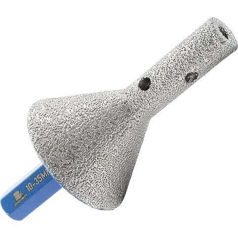 Fraise diamantée 10-35mm pour agrandir trous sur carrelage, marbre, granit (1/5)