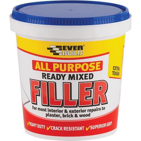 Everbuild RMFILL1 All Purpose Ready Mixed Filler 1kg EVBRMFILL1 (1/3)