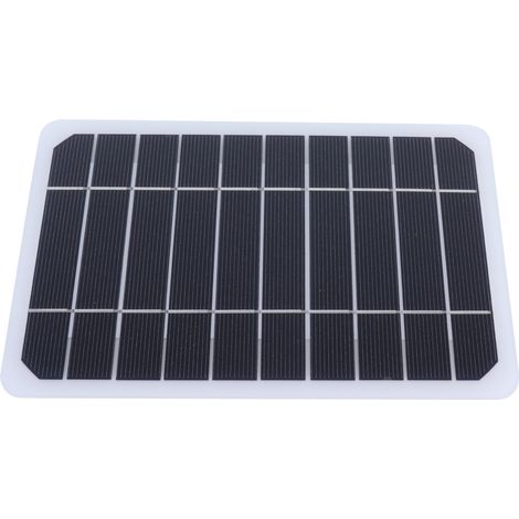 Panneau solaire monocristallin 5W 5V, chargeur de batterie solaire extérieur, alimentation mobile pour recharger les téléphones portables (1/5)