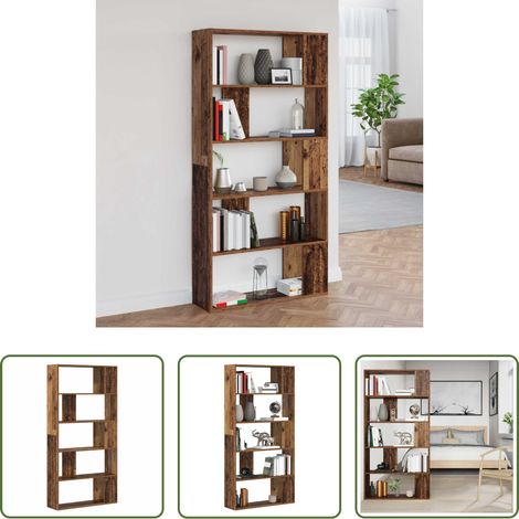 Bücherregal Altholz - Bücherregal Altholz 80 x 24 x 159 cm Holzwerkstoff (1/5)