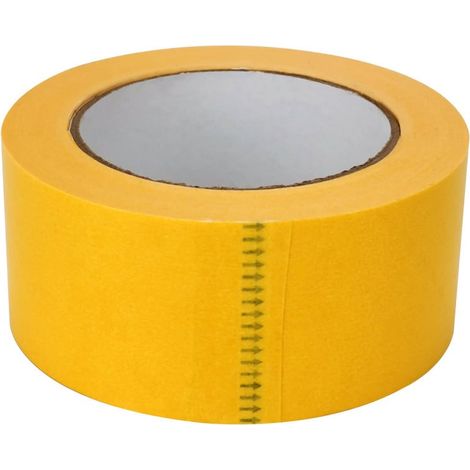 TrendLine Kreppband 50 mm x 50 m gelb