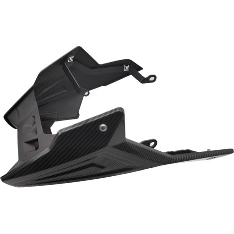 Cache moteur de rechange sous le moteur, style fibre de carbone, compatible avec les modèles F900R et F900XR. (1/5)