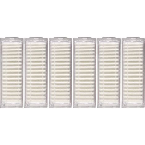 Lot de 6 filtres à air HEPA lavables pour aspirateur robot Xiaomi Mijia Mi Robot Vacuum Mop-P Pro STYTJ02YM, accessoires pour robot de nettoyage STYTJO2M (1/5)