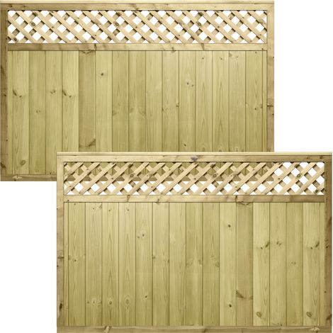 6FTx4FT Premier Diamond Trellis Top PGS URBAN Range Fence Panel