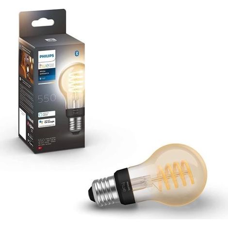 Philips Hue White Ambience E27 Filament A60 7W (1/5)