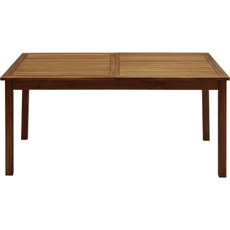 Tavolo da giardino allungabile in legno massello L160-210 MAYEL
