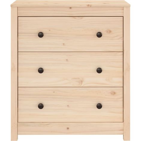 Buffet 70x35x80 Bois massif de pin 2 (1/5)