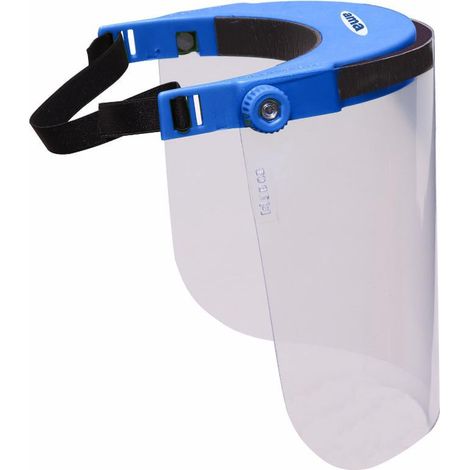 Visière de protection réglable polycarbonate homologuée EN166 (à l'unité) (1/5)