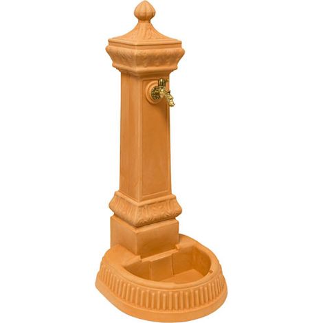 Fontana decorativa da giardino colore impruneta, fontane