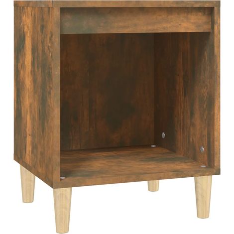 Maison Exclusive - Nachttisch Räuchereiche 40x35x50 cm