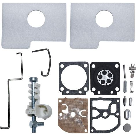 Kit de tige de réglage de chaîne, tendeur, accélérateur et starter pour filtre à air pour tronçonneuse Stihl MS180 018 MS170 017 Remplace RB-77, 1120 664 1500, 1130 182 1500 (1/5)