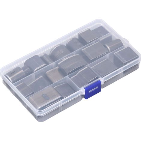 Kit de 52 outils de perforation pour cuir - Perforatrice à cuir en gros, perforatrice creuse, kit d'outils pour la création d'étuis en cuir et la réalisation de fleurs (1/5)