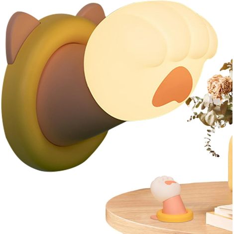 Lumière de patte, veilleuse de patte Lampe à (1/5)