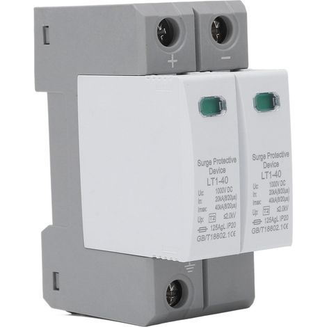 Disjoncteur de Protection DC, Dispositif de Protection de la Maison, Dispositif de Protection PC Ignifuge 2P 40KA 1000V (1/5)