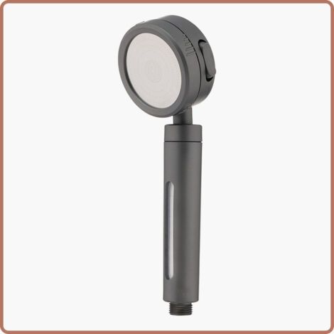 Shower Head, Anti Limescale Shower Head, High Pressure Hand Shower with 3 Modes Three Levels Water Saving and Anti-Scale Filtering System (1/5)