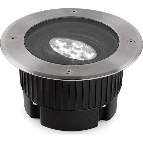 Leds-C4 Gea Power - Foco empotrable de suelo redondo LED 9 luces Acero inoxidable Aisi 316 IP67 (1/4)