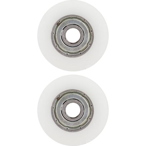 Kit de roues rechange portes serre Elite en plastique 30 mm diamètre (1/5)