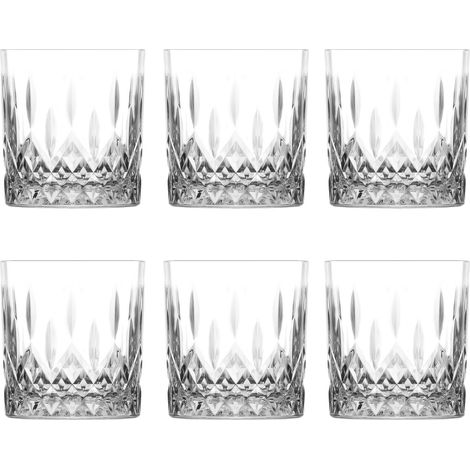 Lot de 6 gobelets bas 33cl en verre, GLEN