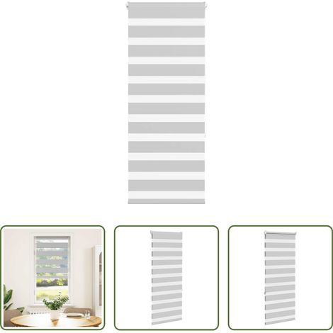 Doppelrollo - Doppelrollo Hellgrau 55x150 cm Stoffbreite 50,9 cm Polyester (1/5)