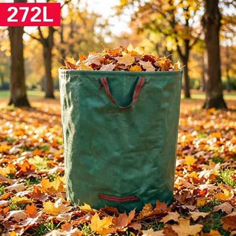 Sac ramassage feuilles automne grand volume, sac à débris de taille pour extérieur (1/5)