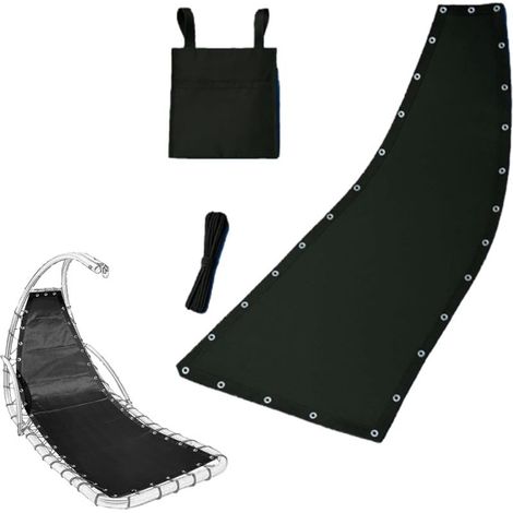Générique Tissu de Rechange pour balancelle Suspendue conçu pour Une Installation Facile et Un Confort Tissu,résistant aux intempéries, pour hamac de Jardin et terrasse(64 x 197 x 23 cm) (1/4)